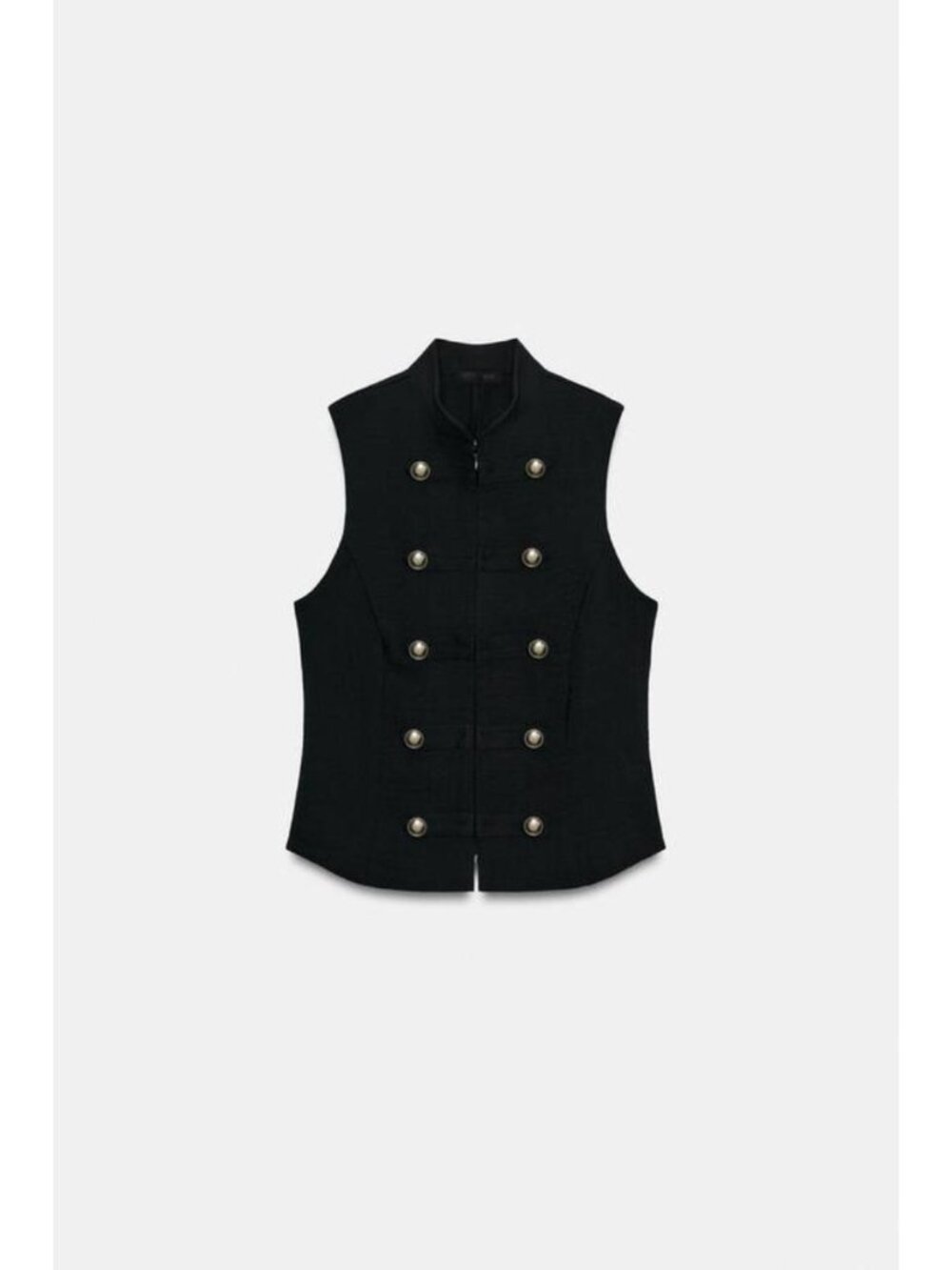 ZARA SLEEVELESS BUTTON SHIRT